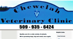Desktop Screenshot of chewelahveterinaryclinic.com