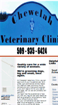 Mobile Screenshot of chewelahveterinaryclinic.com